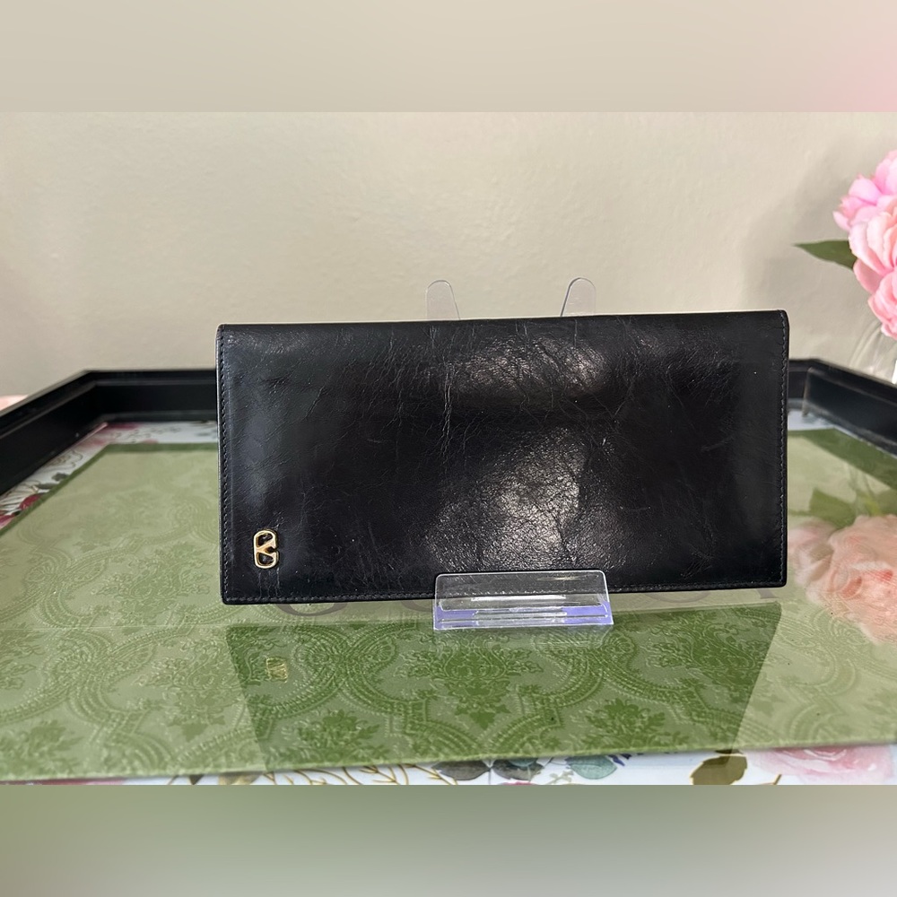 Valentino Black Bifold Long Wallet